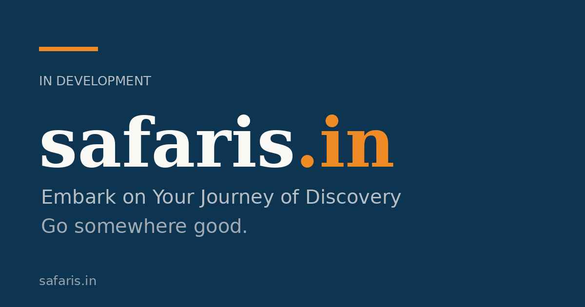 Link preview image for safaris.in